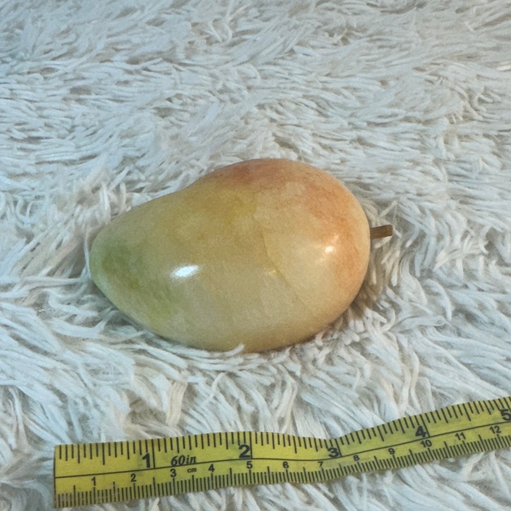 Elegant Multicolor Stone Mango Decor
